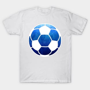 Soccer Ball Dark Blue T-Shirt